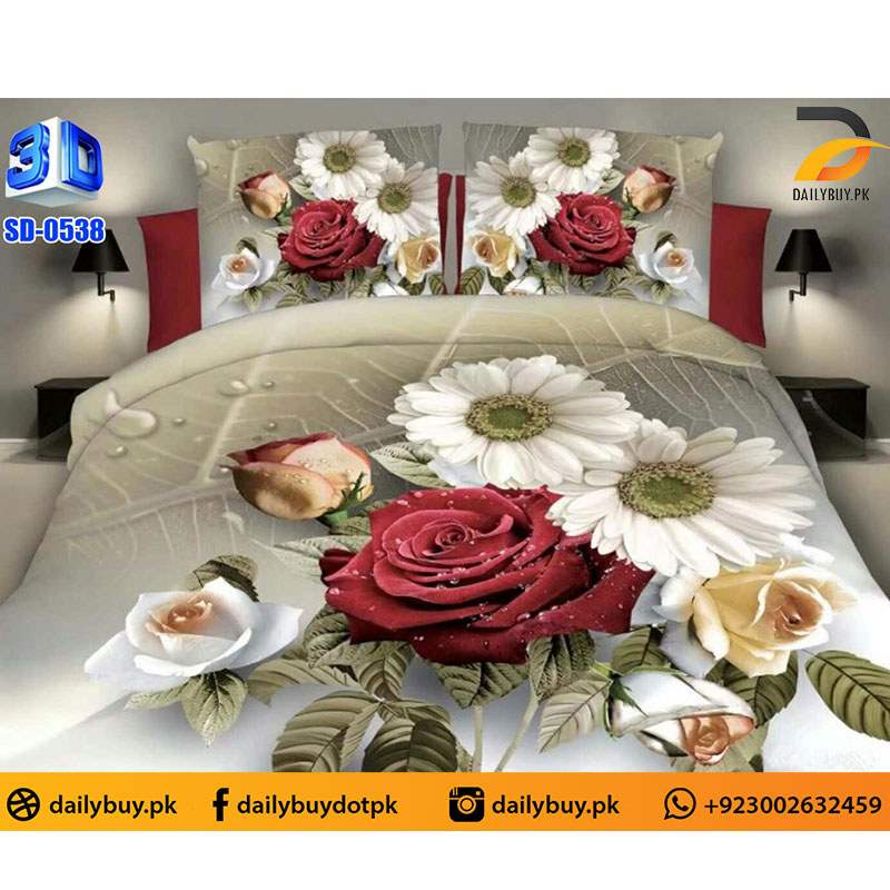 3D Digital Bed Sheet 0538