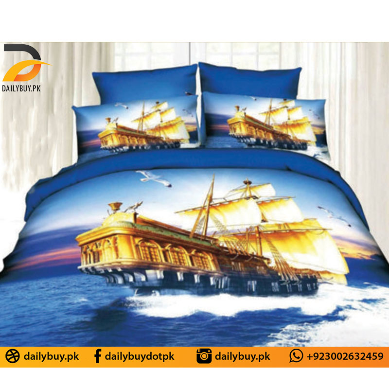 3D Digital Bed Sheet 0564