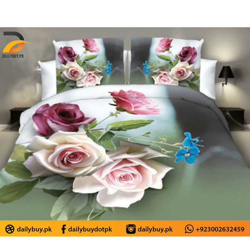 3D Digital Bed Sheet 0571