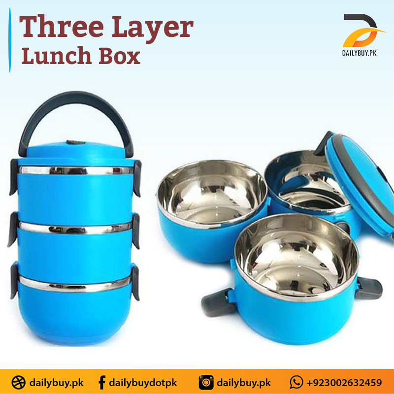 THREE LAYER LUNCH BOX