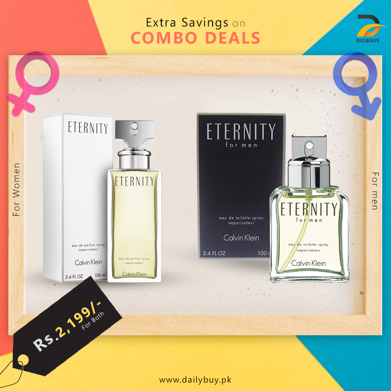 Combo Perfume Deals Eternity For Female With Eternity For men