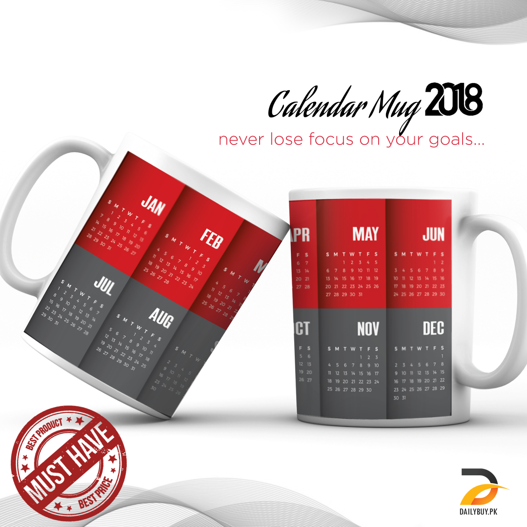 Calendar Mug 2018 DBPK-NY012