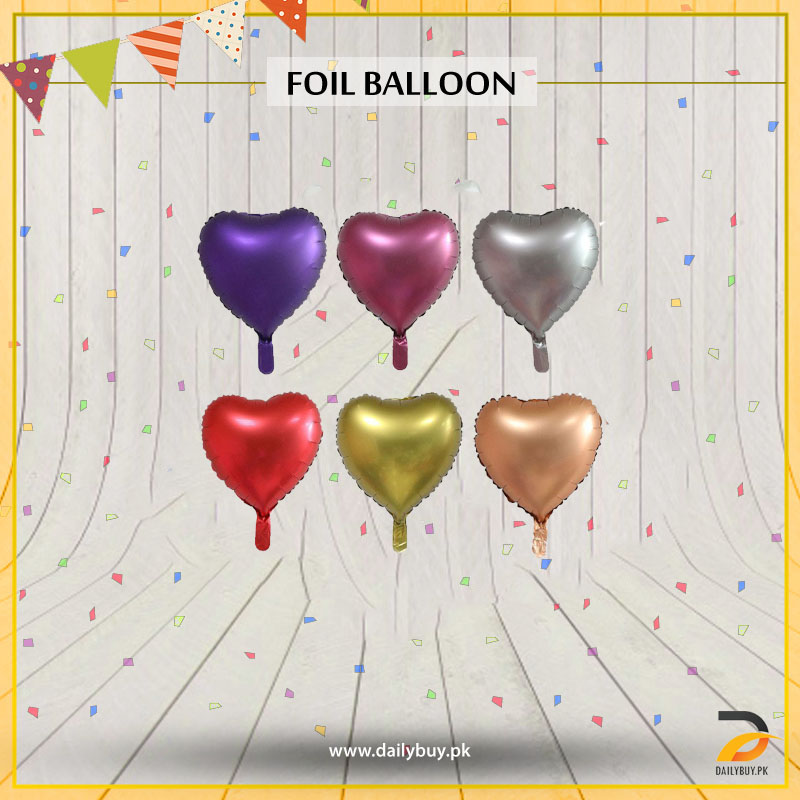 Heart Shaped Foil Balloon