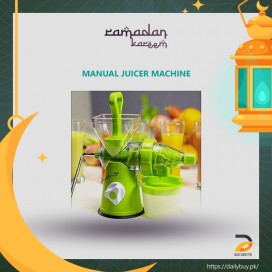 Manual Juicer Machine
