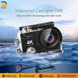 DragonTouch Vision 3 4K Ultra HD Waterproof Camera