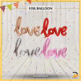 Letter Love Foil Balloon