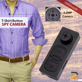 T Shirt Button Spy Camera